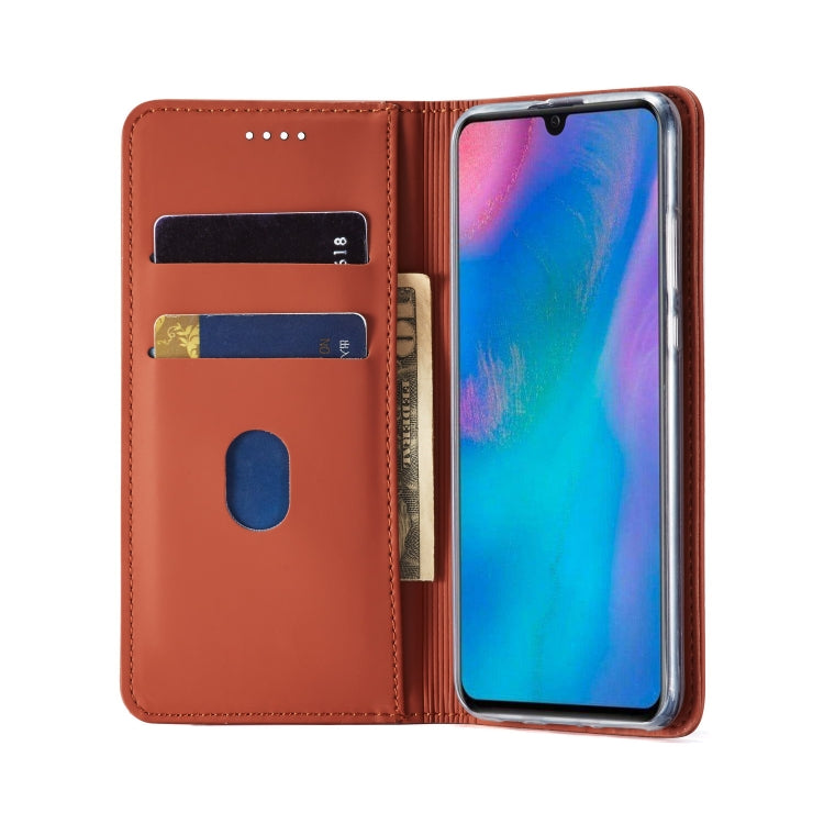 For Huawei P30 Lite LC.IMEEKE LC-002 Series Skin Hand Feeling PU + TPU Horizontal Flip Leather Case with Holder & Card Slot & Wallet