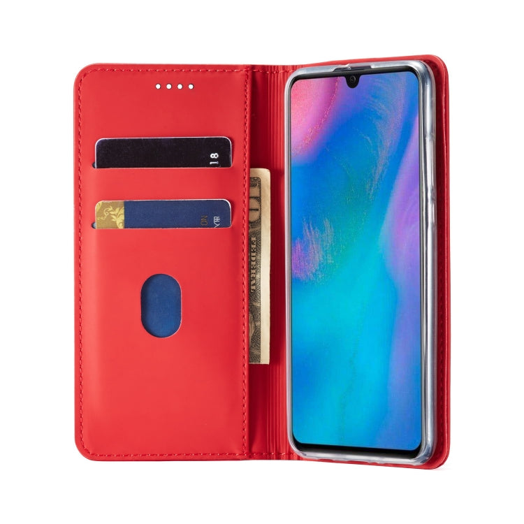 For Huawei P30 Lite LC.IMEEKE LC-002 Series Skin Hand Feeling PU + TPU Horizontal Flip Leather Case with Holder & Card Slot & Wallet
