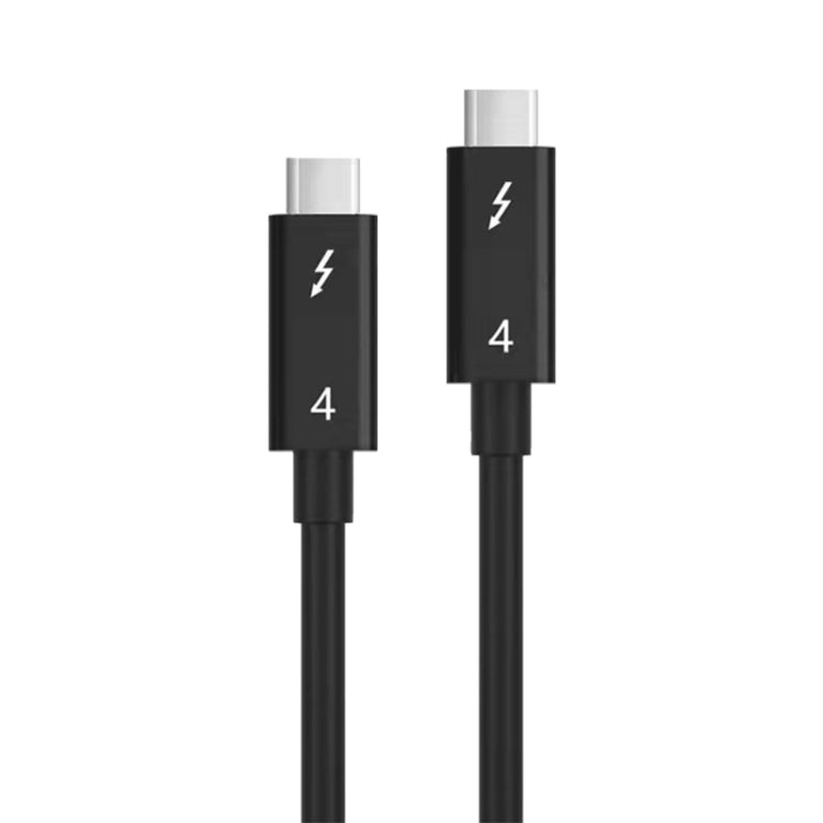 USB-C / Type-C Male to USB-C / Type-C Male Multi-function Transmission Cable for Thunderbolt 4, Cable Length:0.3m(Black)