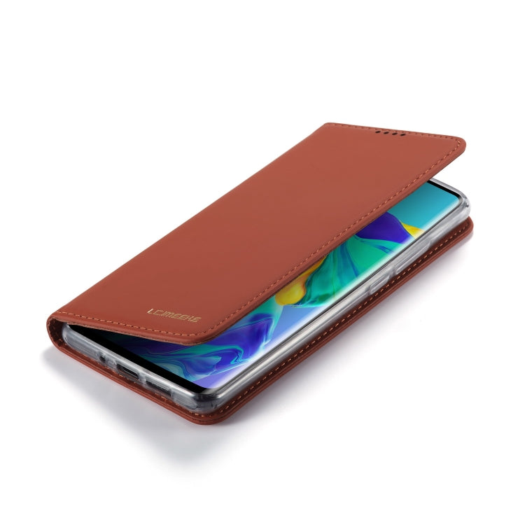 For Huawei P30 Pro LC.IMEEKE LC-002 Series Skin Hand Feeling PU + TPU Horizontal Flip Leather Case with Holder & Card Slot & Wallet