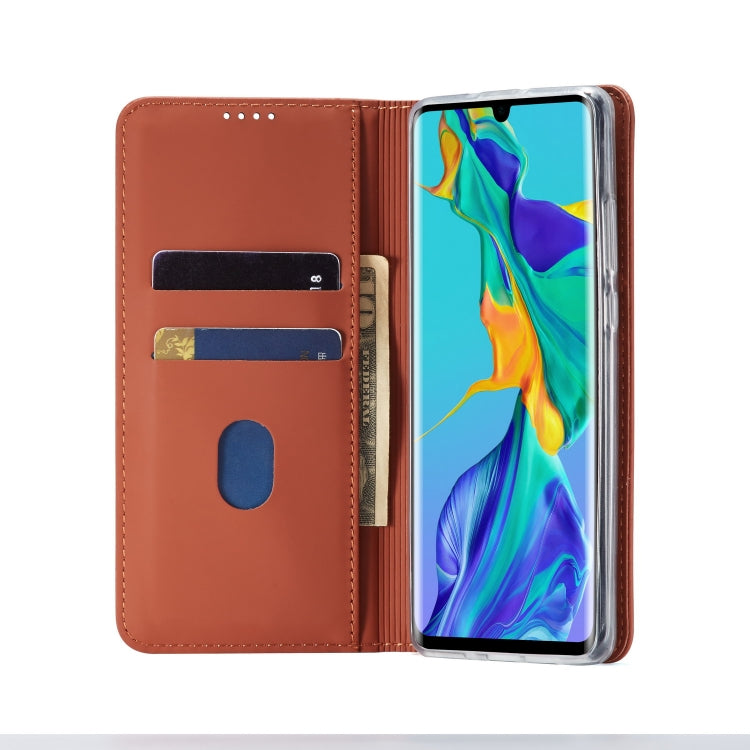For Huawei P30 Pro LC.IMEEKE LC-002 Series Skin Hand Feeling PU + TPU Horizontal Flip Leather Case with Holder & Card Slot & Wallet