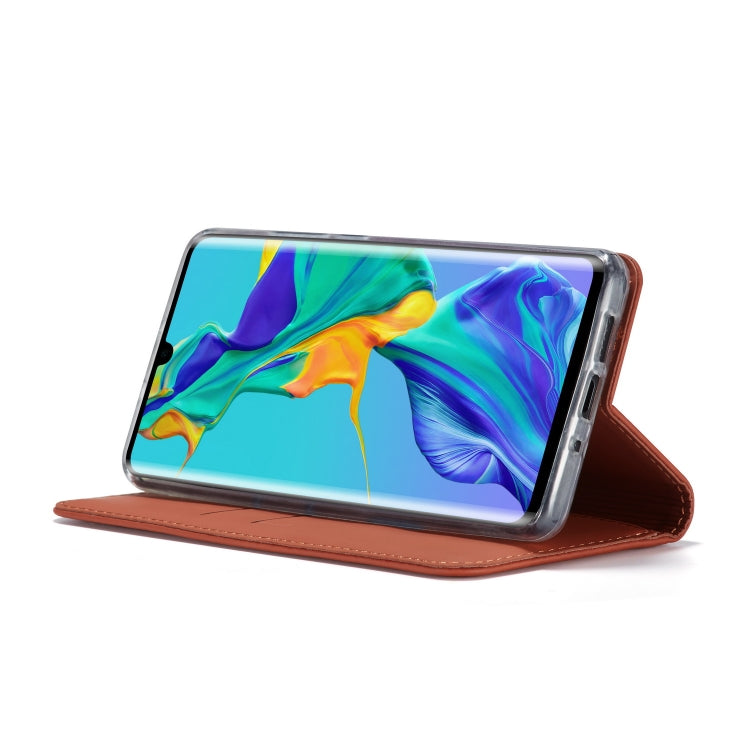 For Huawei P30 Pro LC.IMEEKE LC-002 Series Skin Hand Feeling PU + TPU Horizontal Flip Leather Case with Holder & Card Slot & Wallet