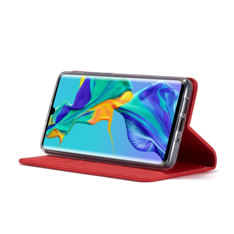 For Huawei P30 Pro LC.IMEEKE LC-002 Series Skin Hand Feeling PU + TPU Horizontal Flip Leather Case with Holder & Card Slot & Wallet