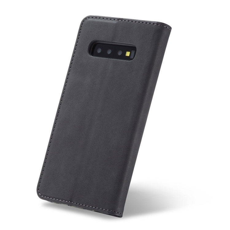 For Galaxy S10 LC.IMEEKE LC-002 Series Skin Hand Feeling PU + TPU Horizontal Flip Leather Case with Holder & Card Slot & Wallet