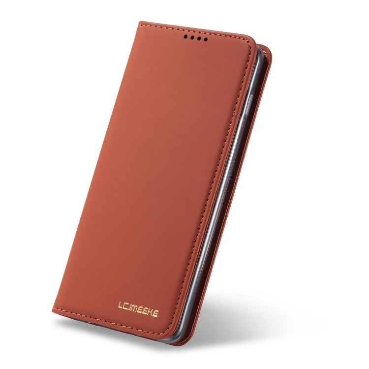 For Galaxy S10 LC.IMEEKE LC-002 Series Skin Hand Feeling PU + TPU Horizontal Flip Leather Case with Holder & Card Slot & Wallet