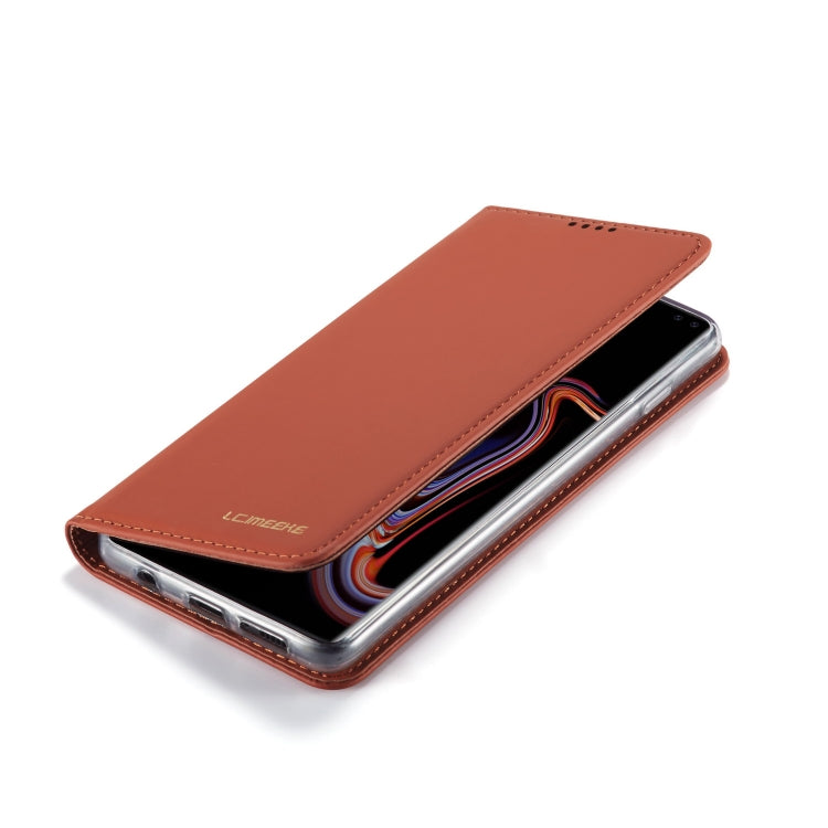 For Galaxy S10 LC.IMEEKE LC-002 Series Skin Hand Feeling PU + TPU Horizontal Flip Leather Case with Holder & Card Slot & Wallet