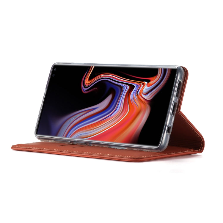 For Galaxy S10 LC.IMEEKE LC-002 Series Skin Hand Feeling PU + TPU Horizontal Flip Leather Case with Holder & Card Slot & Wallet