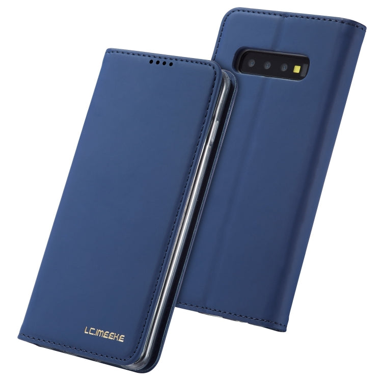 For Galaxy S10 LC.IMEEKE LC-002 Series Skin Hand Feeling PU + TPU Horizontal Flip Leather Case with Holder & Card Slot & Wallet