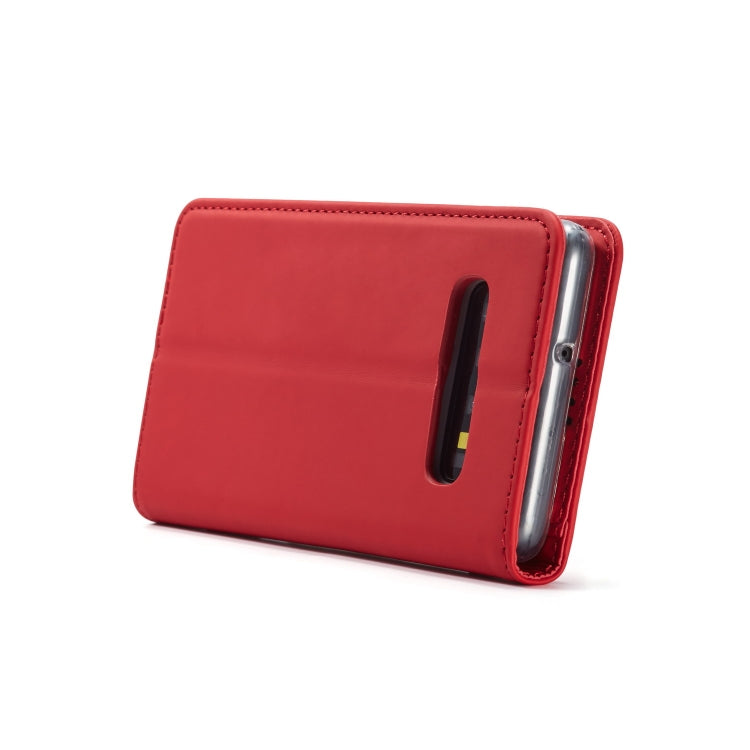 For Galaxy S10 LC.IMEEKE LC-002 Series Skin Hand Feeling PU + TPU Horizontal Flip Leather Case with Holder & Card Slot & Wallet
