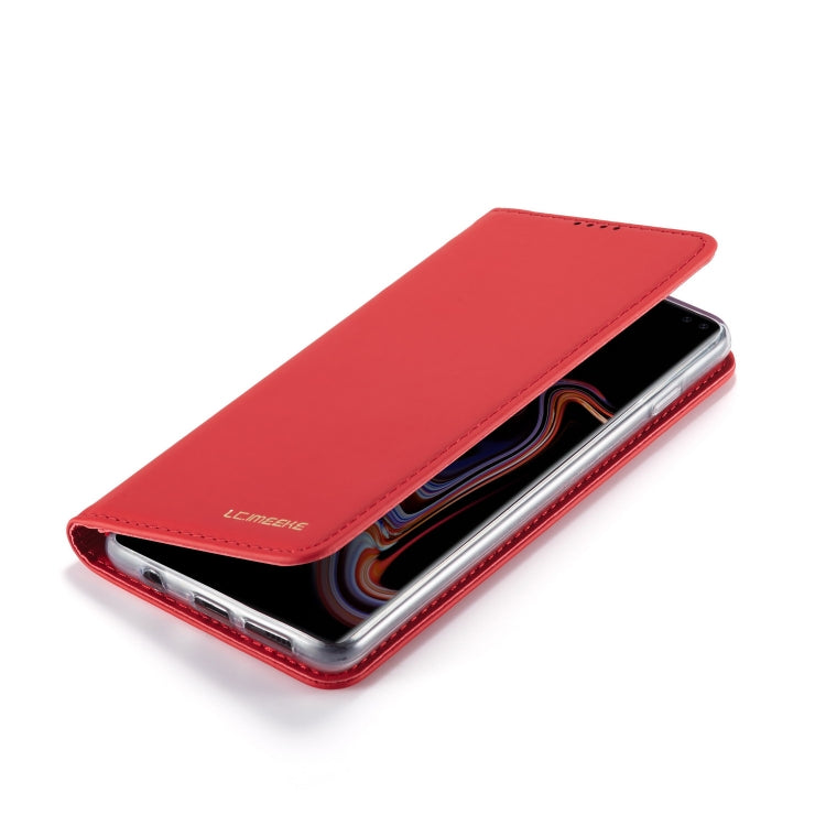 For Galaxy S10 LC.IMEEKE LC-002 Series Skin Hand Feeling PU + TPU Horizontal Flip Leather Case with Holder & Card Slot & Wallet