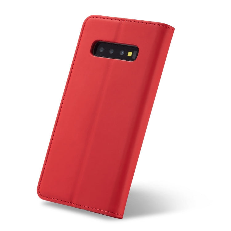 For Galaxy S10e LC.IMEEKE LC-002 Series Skin Hand Feeling PU + TPU Horizontal Flip Leather Case with Holder & Card Slot & Wallet
