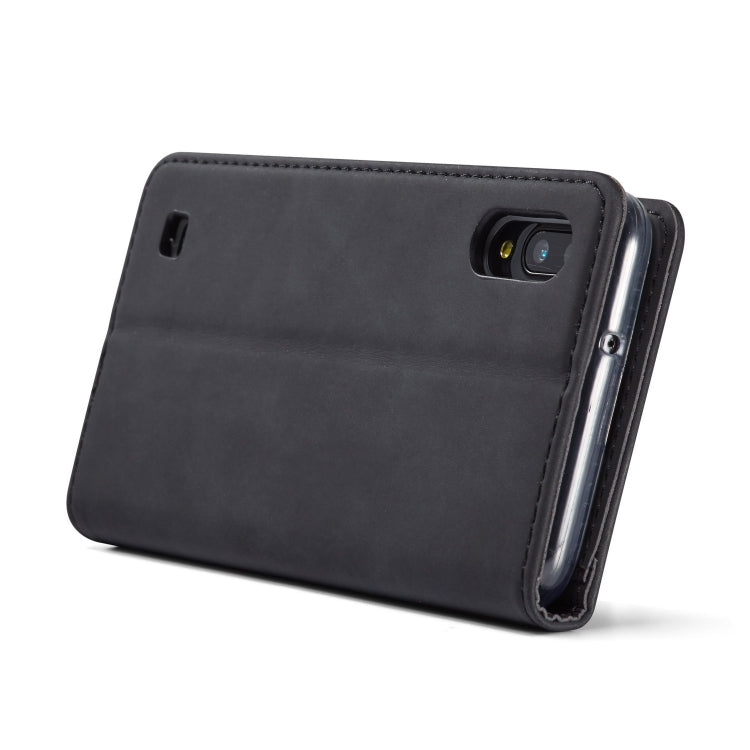 For Galaxy A10 / M10 LC.IMEEKE LC-002 Series Skin Hand Feeling PU + TPU Horizontal Flip Leather Case with Holder & Card Slot & Wallet