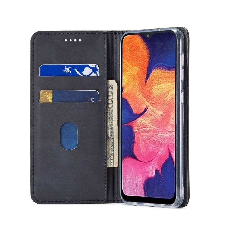 For Galaxy A10 / M10 LC.IMEEKE LC-002 Series Skin Hand Feeling PU + TPU Horizontal Flip Leather Case with Holder & Card Slot & Wallet