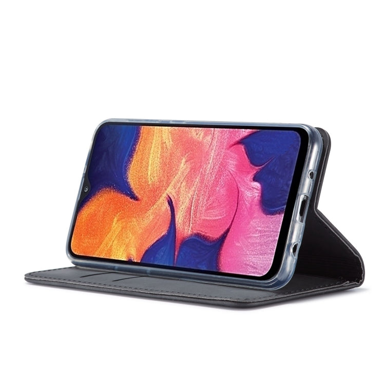 For Galaxy A10 / M10 LC.IMEEKE LC-002 Series Skin Hand Feeling PU + TPU Horizontal Flip Leather Case with Holder & Card Slot & Wallet