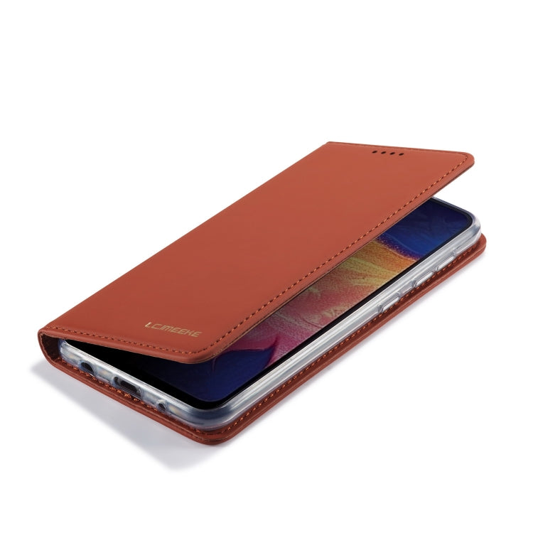 For Galaxy A10 / M10 LC.IMEEKE LC-002 Series Skin Hand Feeling PU + TPU Horizontal Flip Leather Case with Holder & Card Slot & Wallet