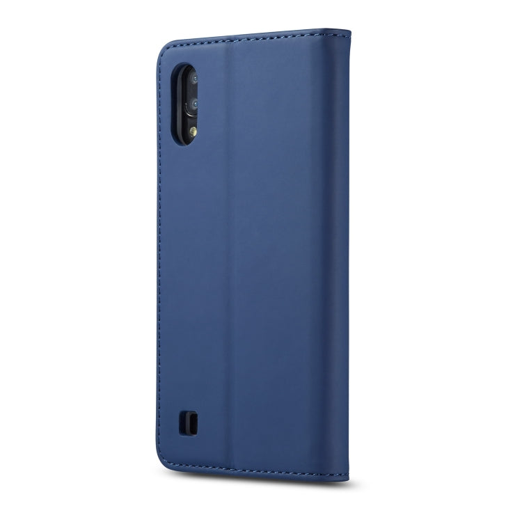 For Galaxy A10 / M10 LC.IMEEKE LC-002 Series Skin Hand Feeling PU + TPU Horizontal Flip Leather Case with Holder & Card Slot & Wallet