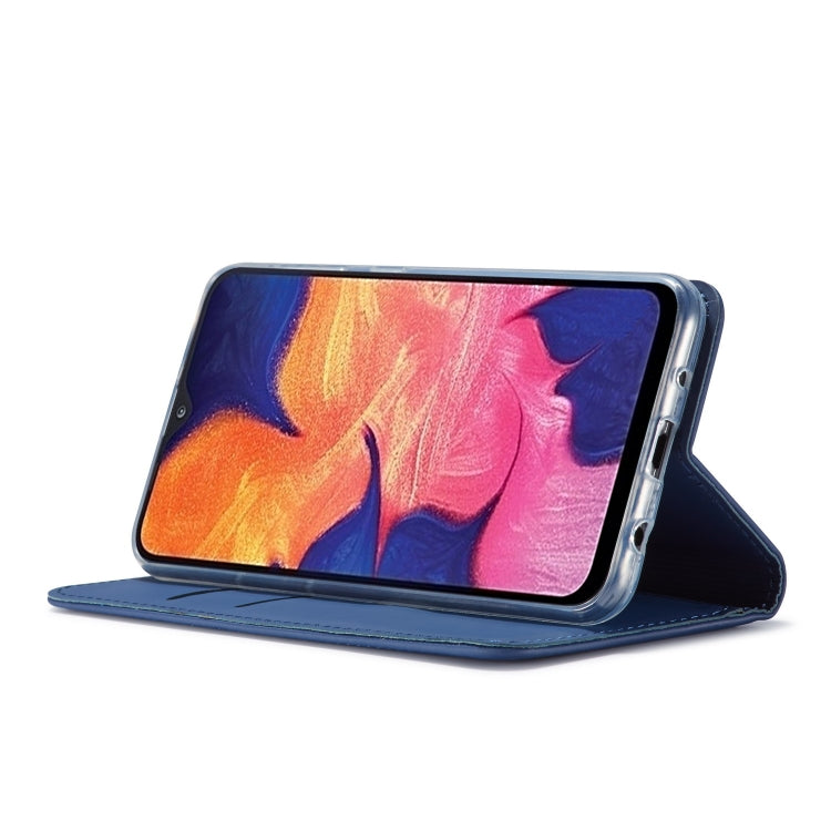 For Galaxy A10 / M10 LC.IMEEKE LC-002 Series Skin Hand Feeling PU + TPU Horizontal Flip Leather Case with Holder & Card Slot & Wallet