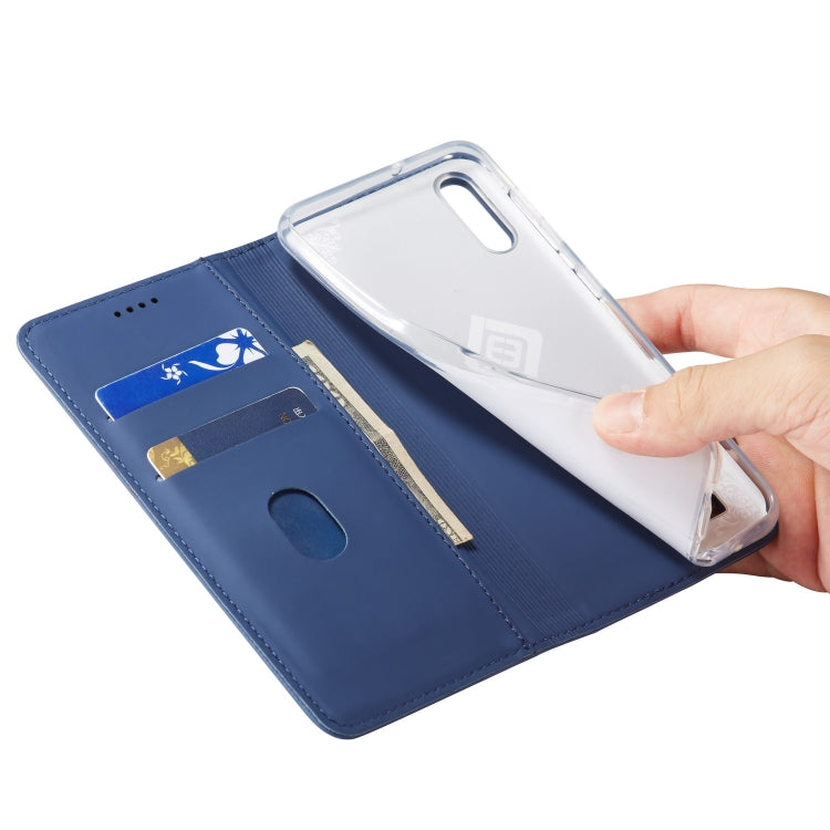 For Galaxy A10 / M10 LC.IMEEKE LC-002 Series Skin Hand Feeling PU + TPU Horizontal Flip Leather Case with Holder & Card Slot & Wallet