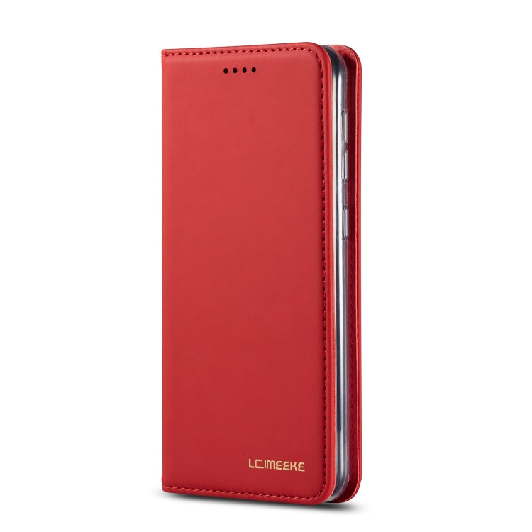 For Galaxy A10 / M10 LC.IMEEKE LC-002 Series Skin Hand Feeling PU + TPU Horizontal Flip Leather Case with Holder & Card Slot & Wallet