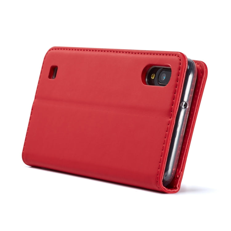 For Galaxy A10 / M10 LC.IMEEKE LC-002 Series Skin Hand Feeling PU + TPU Horizontal Flip Leather Case with Holder & Card Slot & Wallet