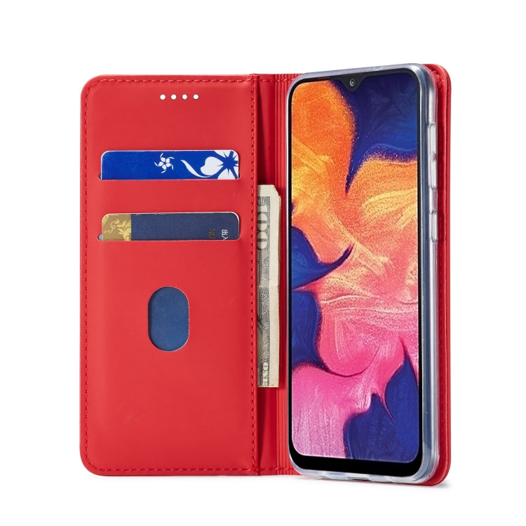 For Galaxy A10 / M10 LC.IMEEKE LC-002 Series Skin Hand Feeling PU + TPU Horizontal Flip Leather Case with Holder & Card Slot & Wallet