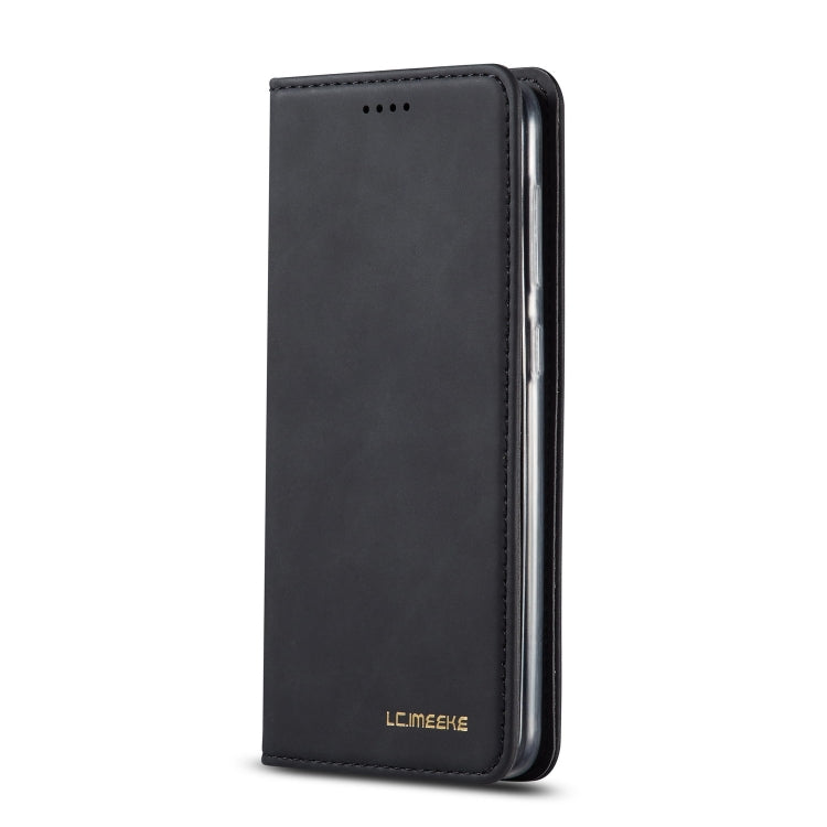 For Galaxy A20 / A30 LC.IMEEKE LC-002 Series Skin Hand Feeling PU + TPU Horizontal Flip Leather Case with Holder & Card Slot & Wallet
