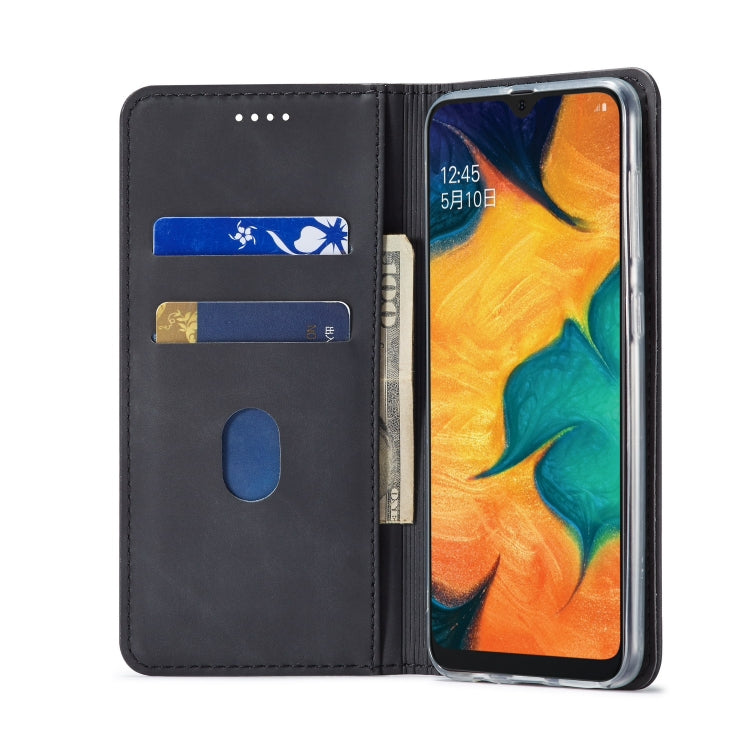 For Galaxy A40 LC.IMEEKE LC-002 Series Skin Hand Feeling PU + TPU Horizontal Flip Leather Case with Holder & Card Slot & Wallet