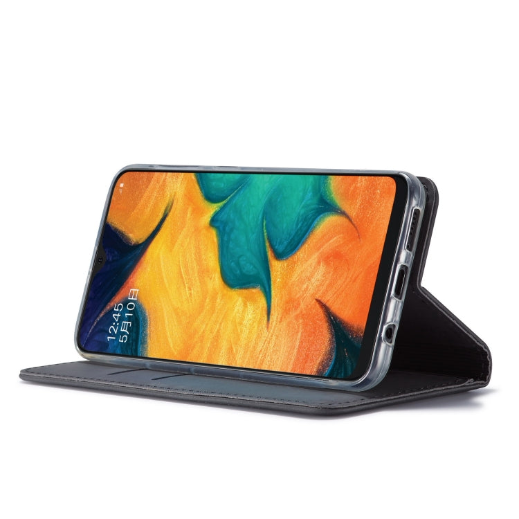 For Galaxy A40 LC.IMEEKE LC-002 Series Skin Hand Feeling PU + TPU Horizontal Flip Leather Case with Holder & Card Slot & Wallet
