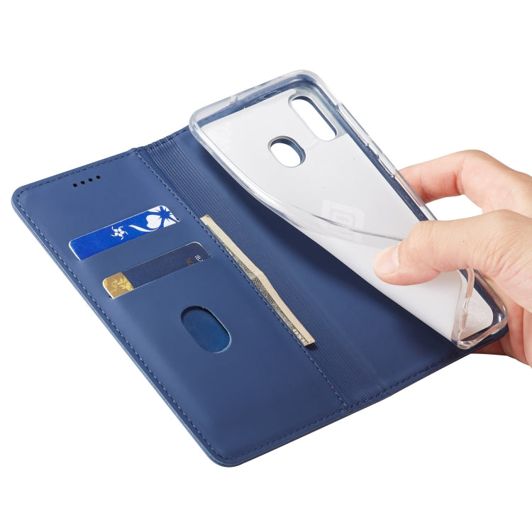 For Galaxy A40 LC.IMEEKE LC-002 Series Skin Hand Feeling PU + TPU Horizontal Flip Leather Case with Holder & Card Slot & Wallet