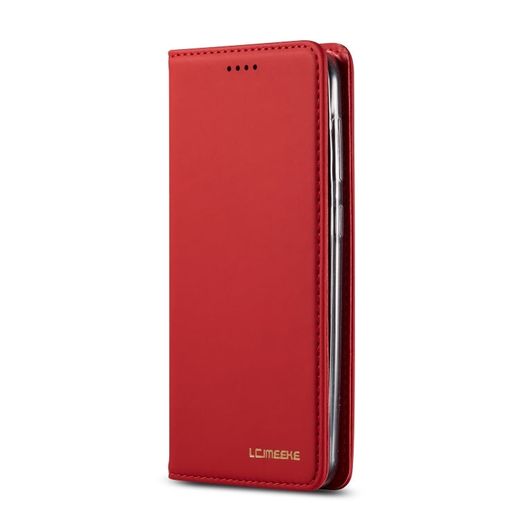 For Galaxy A20e LC.IMEEKE LC-002 Series Skin Hand Feeling PU + TPU Horizontal Flip Leather Case with Holder & Card Slot & Wallet