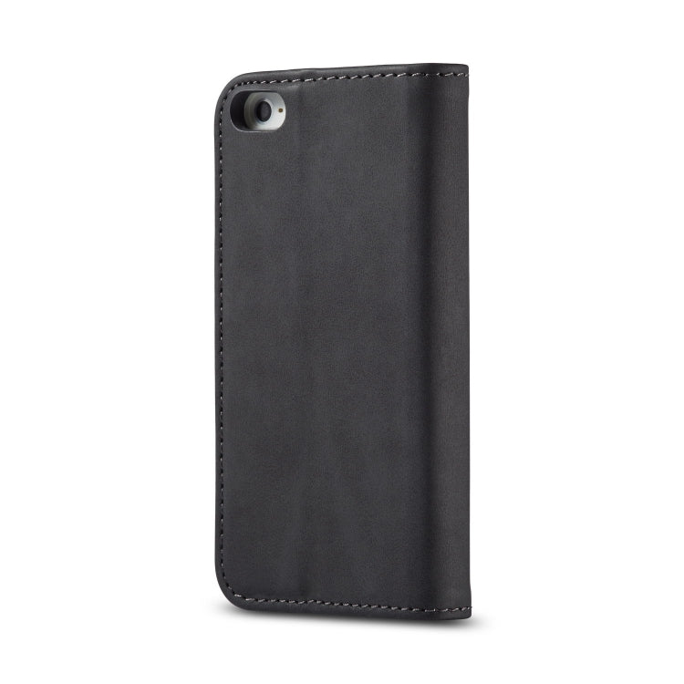 For iPhone 5 / 5s / SE LC.IMEEKE LC-002 Series Skin Hand Feeling PU + TPU Horizontal Flip Leather Case with Holder & Card Slot & Wallet