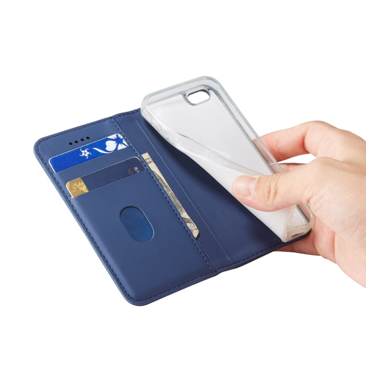 For iPhone 5 / 5s / SE LC.IMEEKE LC-002 Series Skin Hand Feeling PU + TPU Horizontal Flip Leather Case with Holder & Card Slot & Wallet
