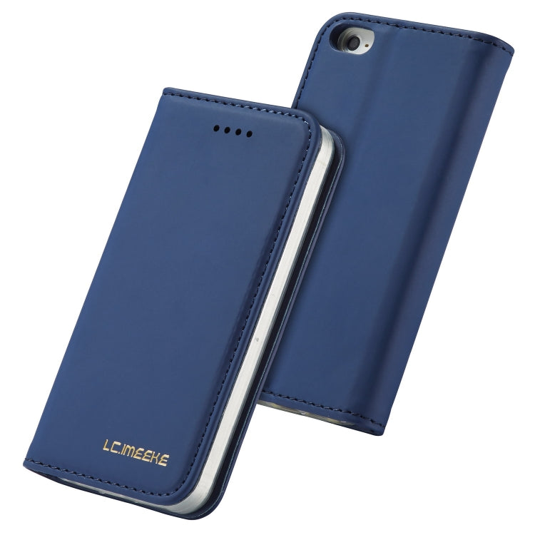 For iPhone 5 / 5s / SE LC.IMEEKE LC-002 Series Skin Hand Feeling PU + TPU Horizontal Flip Leather Case with Holder & Card Slot & Wallet