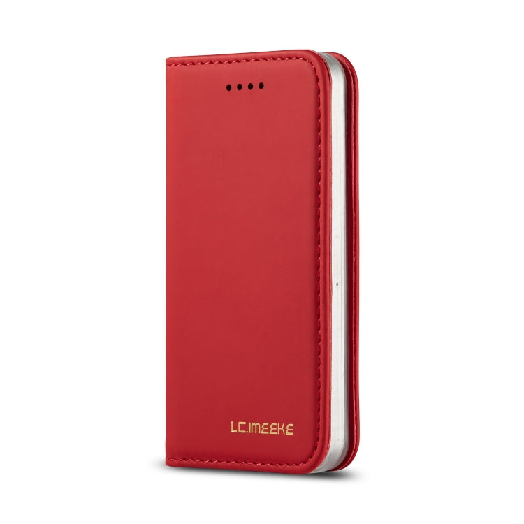 For iPhone 5 / 5s / SE LC.IMEEKE LC-002 Series Skin Hand Feeling PU + TPU Horizontal Flip Leather Case with Holder & Card Slot & Wallet