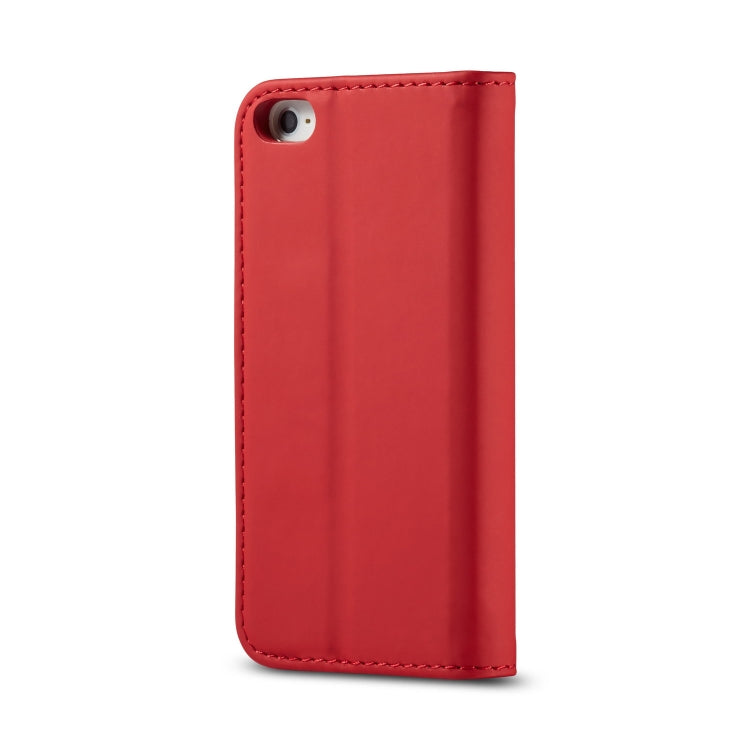 For iPhone 5 / 5s / SE LC.IMEEKE LC-002 Series Skin Hand Feeling PU + TPU Horizontal Flip Leather Case with Holder & Card Slot & Wallet