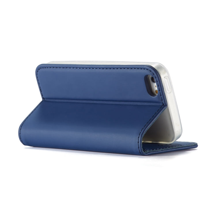 For iPhone 5 / 5s / SE LC.IMEEKE LC-002 Series Skin Hand Feeling PU + TPU Horizontal Flip Leather Case with Holder & Card Slot & Wallet