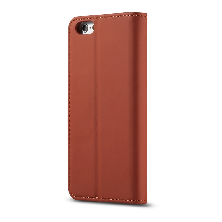 For iPhone 6 / 6s LC.IMEEKE LC-002 Series Skin Hand Feeling PU + TPU Horizontal Flip Leather Case with Holder & Card Slot & Wallet