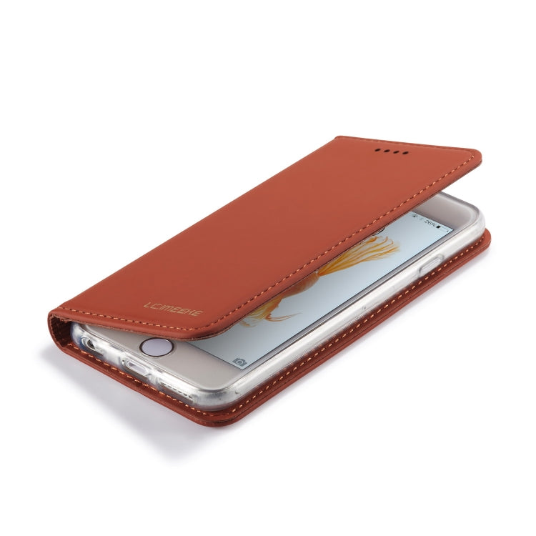 For iPhone 6 / 6s LC.IMEEKE LC-002 Series Skin Hand Feeling PU + TPU Horizontal Flip Leather Case with Holder & Card Slot & Wallet