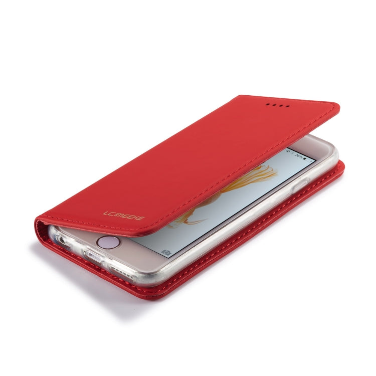 For iPhone 6 / 6s LC.IMEEKE LC-002 Series Skin Hand Feeling PU + TPU Horizontal Flip Leather Case with Holder & Card Slot & Wallet