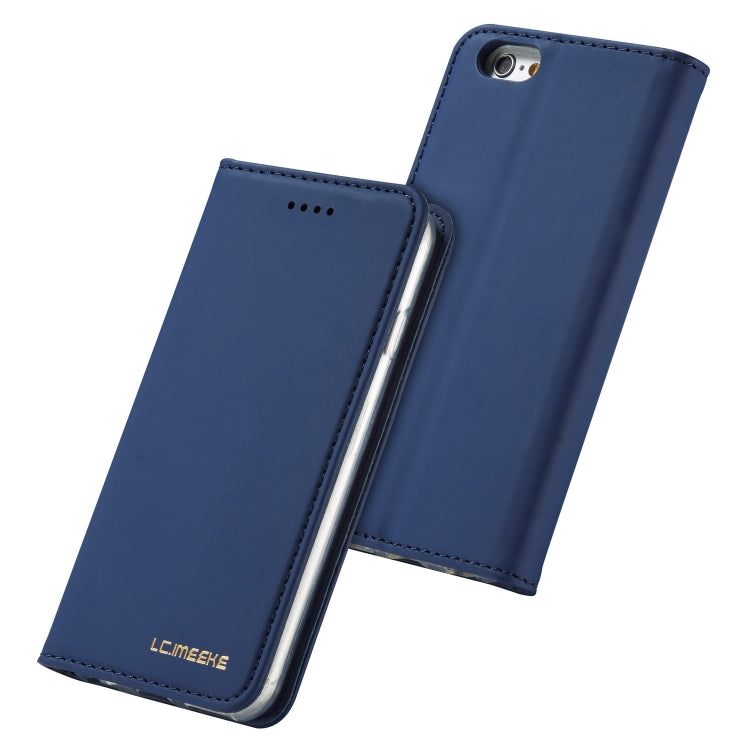 For iPhone 6 Plus / 6s Plus LC.IMEEKE LC-002 Series Skin Hand Feeling PU + TPU Horizontal Flip Leather Case with Holder & Card Slot & Wallet
