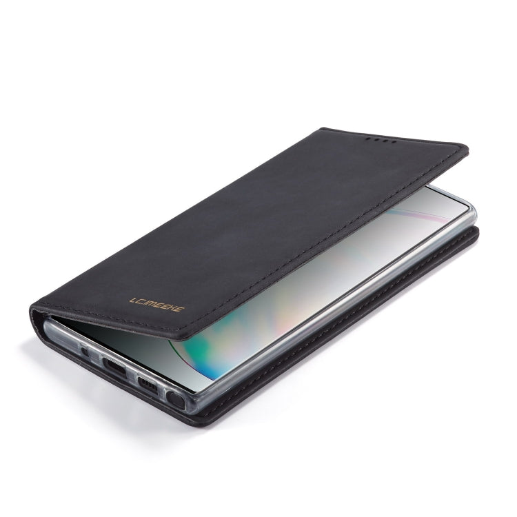 For Galaxy Note 10 LC.IMEEKE LC-002 Series Skin Hand Feeling PU + TPU Horizontal Flip Leather Case with Holder & Card Slot & Wallet