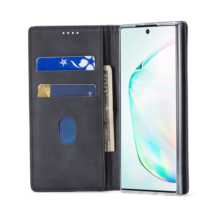 For Galaxy Note 10 LC.IMEEKE LC-002 Series Skin Hand Feeling PU + TPU Horizontal Flip Leather Case with Holder & Card Slot & Wallet