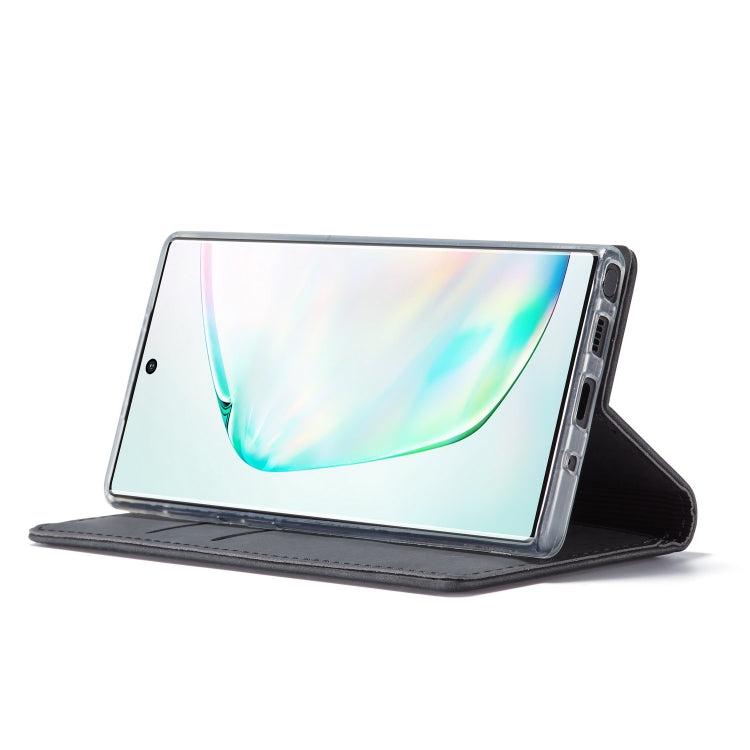 For Galaxy Note 10 LC.IMEEKE LC-002 Series Skin Hand Feeling PU + TPU Horizontal Flip Leather Case with Holder & Card Slot & Wallet