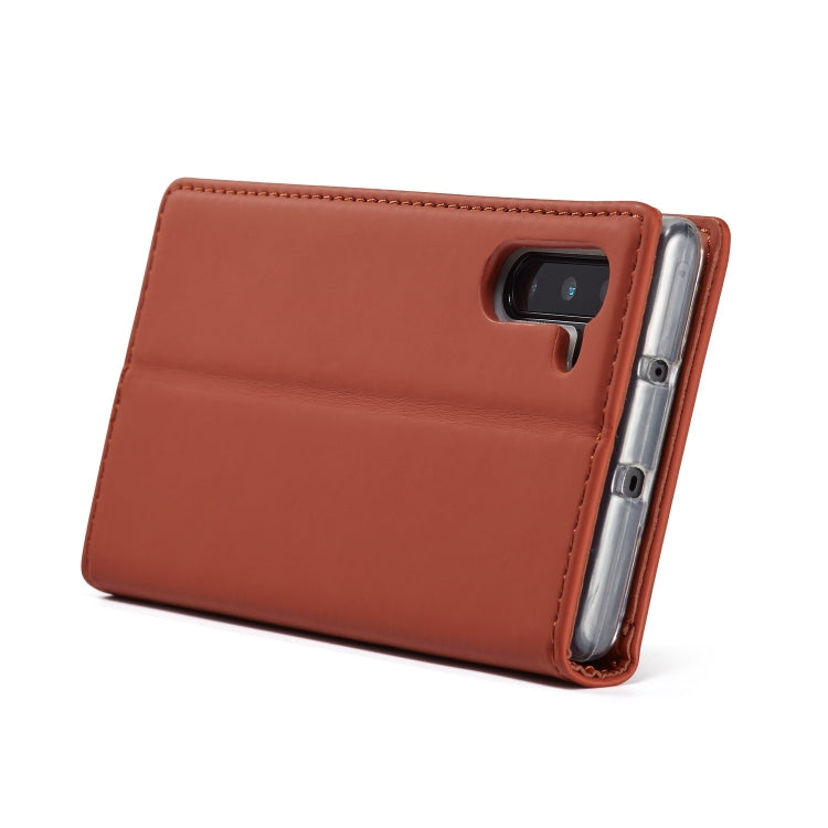 For Galaxy Note 10 LC.IMEEKE LC-002 Series Skin Hand Feeling PU + TPU Horizontal Flip Leather Case with Holder & Card Slot & Wallet
