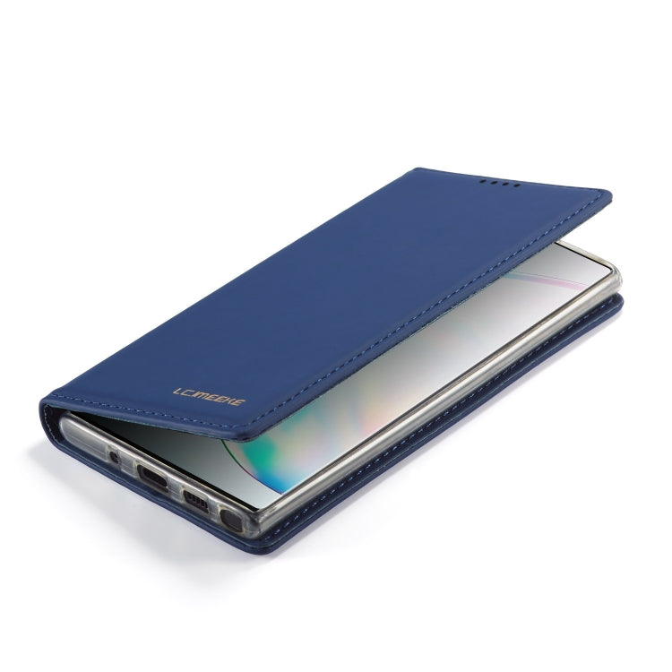 For Galaxy Note 10 LC.IMEEKE LC-002 Series Skin Hand Feeling PU + TPU Horizontal Flip Leather Case with Holder & Card Slot & Wallet