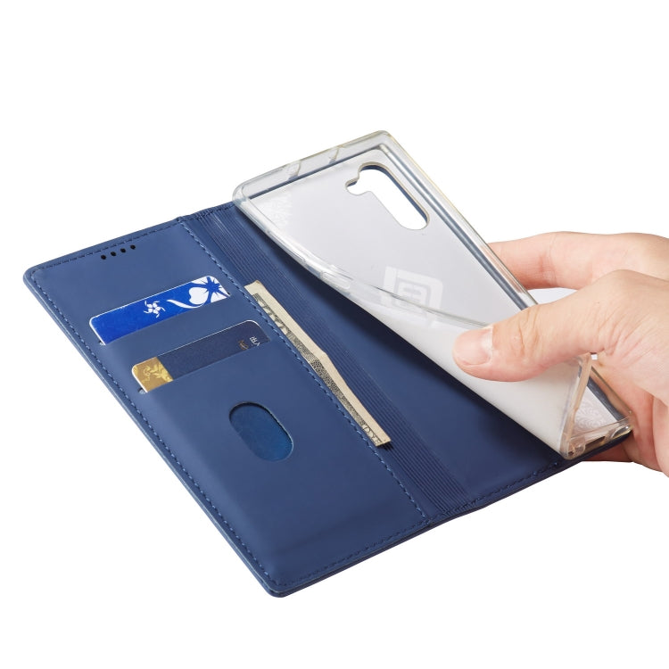 For Galaxy Note 10 LC.IMEEKE LC-002 Series Skin Hand Feeling PU + TPU Horizontal Flip Leather Case with Holder & Card Slot & Wallet