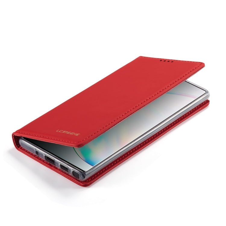 For Galaxy Note 10 LC.IMEEKE LC-002 Series Skin Hand Feeling PU + TPU Horizontal Flip Leather Case with Holder & Card Slot & Wallet