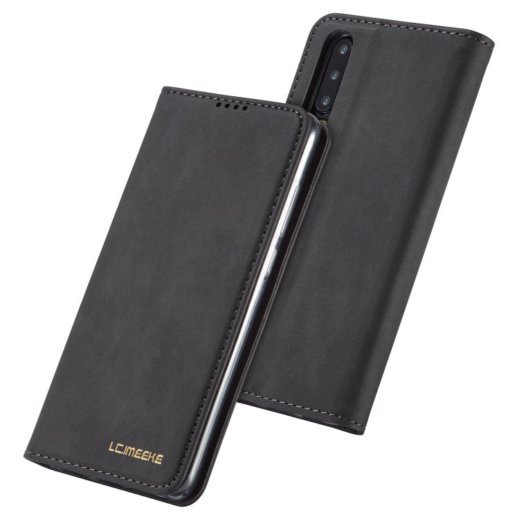 For Huawei P30 LC.IMEEKE LC-002 Series Skin Hand Feeling PU + TPU Horizontal Flip Leather Case with Holder & Card Slot & Wallet