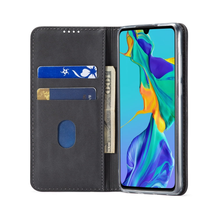 For Huawei P30 LC.IMEEKE LC-002 Series Skin Hand Feeling PU + TPU Horizontal Flip Leather Case with Holder & Card Slot & Wallet