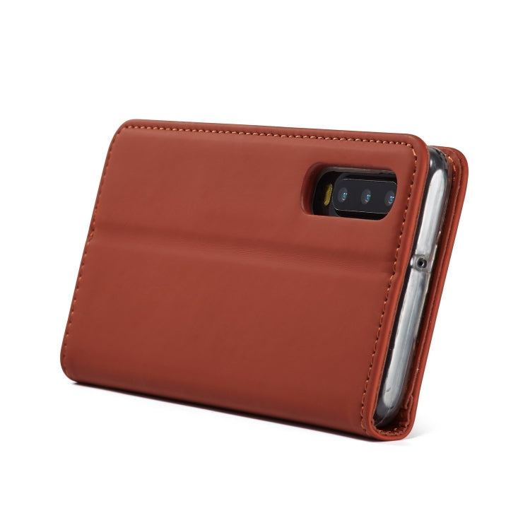 For Huawei P30 LC.IMEEKE LC-002 Series Skin Hand Feeling PU + TPU Horizontal Flip Leather Case with Holder & Card Slot & Wallet